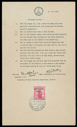 1960: Territorios británicos en la Antártida