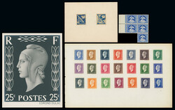 France: 1944-45 ‘Marianne’, a study, comprising partially ...