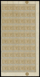 Gibraltar: 1889-96 Spanish Currency, 1p. bistre and ultramarine ...