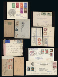 Postal History and Covers: A large all World collection in five ...