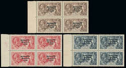 Ireland: 1935 re-engraved 2s.6d., 5s. and 10s. in unmounted mint ...