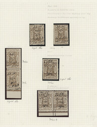 Transjordan: Postage Dues: 1923 1/2p. on 3p. brown surcharged and ...