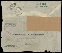 Postal History and Covers: Crash and Wreck Mail: 1954 (Sept. 5) ...