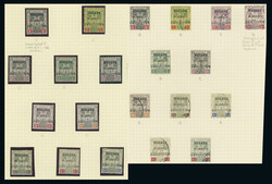 Malayan States: Kelantan: 1922 Malaya-Borneo Exhibition, sets mint ...