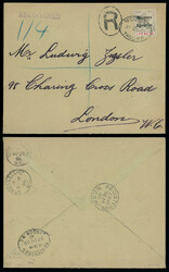 Morocco Agencies: Gibraltar Issues Overprinted: Covers: 1905 (Dec. ...