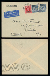 Morocco Agencies: Gibraltar Issues Overprinted: Covers: 1935 (Oct. ...