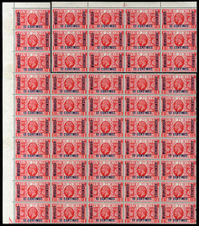 Morocco Agencies: Spanish Currency: 1935 Silver Jubilee 10c. on 1d. ...