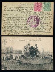 Aden: Cancellations and Covers: K.G.V frankings, a selection incl. ...