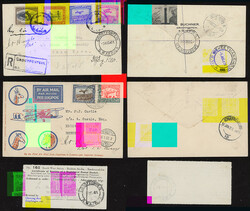 South West Africa: 1931 (Aug. 3) registered first flights cover from ...