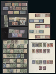 A large all World accumulation in five cartons, incl. Denmark 1854-59 ...