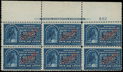 U.S.A.: Guam: Special Delivery: 1899 overprint 10c. blue with dots ...