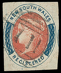 Australian States: New South Wales: Used selection with 1850 2d. ...