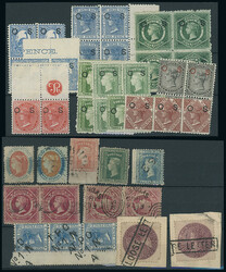 Australian States: New South Wales: Selection with 1860-66 6d. ...