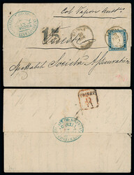 Austria: Trieste incoming mail: Selection incl. 1856, 1879 Italian ...