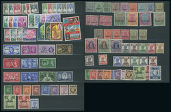 Bahrain: Mint collection incl. 1933-37, 1934-37 (both 2a. dies), ...