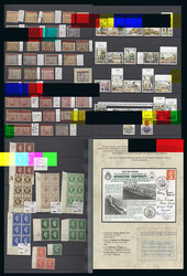 An all World assembly in a carton, incl. Gibraltar unmounted mint, ...