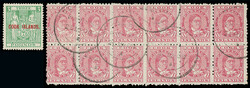 Cook Islands: 1931-32 £3 unmounted mint, very fine also 1902 1d. ...