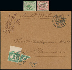 Egypt: Forgeries: Selection incl. 1884, 1886 and 1888 postage dues ...