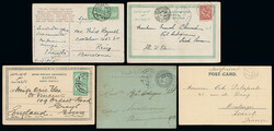 Egypt: Cancellations and Covers: 1902 and 1906 picture postcards to ...
