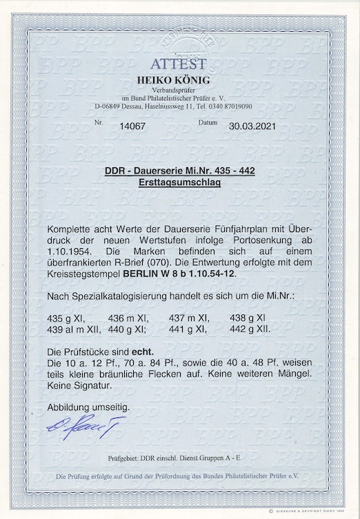 Image 1 for lot number 2406 for Alexander Voigt - Stamps and Postal History Auction