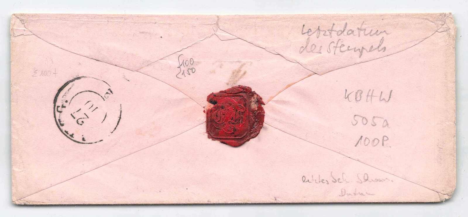 Image 1 for lot number 1908 for Alexander Voigt - Stamps and Postal History Auction