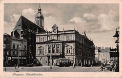 Troppau, Moravia (Opava, Ostrava) - Theater, Tram, 1942. With ...