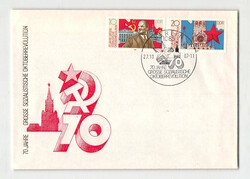 10 Pf., Lenin, 70. Jahrestag der Oktoberrevolution, tadellos mit ...