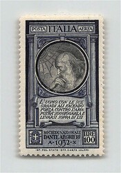 1932, 100 L., Nationale Dante-Gesellschaft (III) - da Vinci, tadellos ...