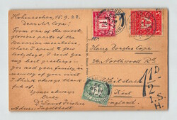 1922, 3 M „Gewerbeschau“, mit bayrischem K2 „HAU b. PRIEN, 29.7 ...