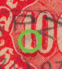 1923, 100.000 M „Queroffset“, mit Maschinenstempel „LEIPZIG, 13 ...