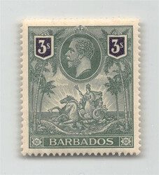 1912, 3 Sh, Georg V. und Kolonialsiegel, ungebraucht mit ...