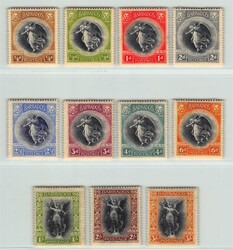 1920, 1/4 d bis 3 Sh, Siegreiche Beendigung des Ersten Weltkrieges I, ...