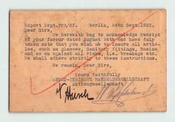 DESTINATION INDIEN: 1923, 50 Tsd M dunkelocker und viermal 100 Tsd ...