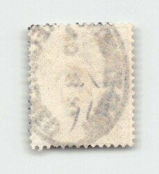 1883, 1 Sh dark grey-green, Victoria, with a centric oval stamp ...