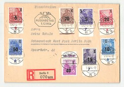 1954, 5 auf 5 bis 70 auf 84 PF, Fünfjahrplan (III), komplette ...