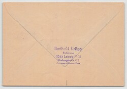 1950, 24 Pf, Volkswahlen am 15.10.1950, als Einzelfrankatur mit ...