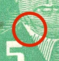 1952, 5 Pf, Präsident Wilhelm Pieck (II), leichte Papiertönung, mit ...