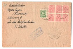 1919, 5 P "Ziffern"und 15 P "Symbole", letztere als SECHSERBLOCK, ...