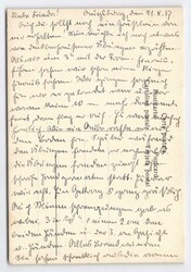 1917, Propagandakarte "Die fleißige Berta", "Unser Bombenerfolg", ...