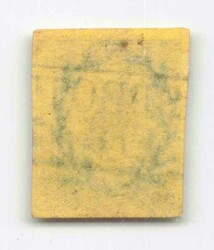 1851, 2 Sgr. schw. auf maisgelb, Friedrich Wilhelm IV., allseits ...