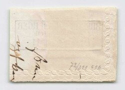1861, 6 Pfg. orange, Wappen, mit mittig abgeschlagenem Bahnpost-R3 ...
