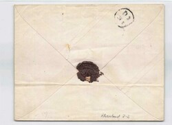 JUDAICA: 1851, 2 Sgr. blau, Friedrich Wilhelm IV., Ganzsachenumschlag ...