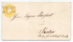 LUDWIGSORT / LADUSCHKIN (RUSSLAND): 1855, 3 Sgr. hellgelb, Friedrich ...