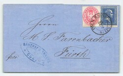 SCHALTJAHR-DATUM / JUDAICA: 1861, 2 Sgr. dunkelblau, Friedrich ...