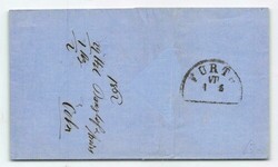 SCHALTJAHR-DATUM / JUDAICA: 1861, 2 Sgr. dunkelblau, Friedrich ...