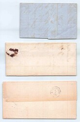 LOT: drei attraktive Briefe, einmal Mi.Nr. 26 mit K2 "ULM, 9 MAI ...