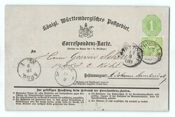 DESTINATION SAARLAND: 1869, 1 Kr. grün, Eirundausgabe, als ...
