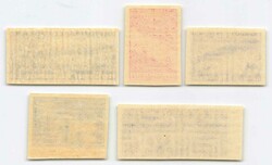 1931, 15 K. bis 1 R., Luftschiffbau (I), ungezähnt, ungebraucht, mit ...