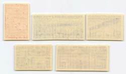 1931, 10 K. bis 1 R., Luftschiffbau (I), ungezähnt, komplette ...