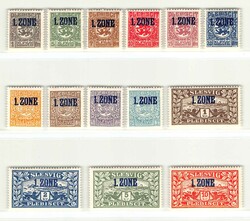 1920, 1 O. bis 10 Kr., Wappen und Landschaft mit Aufdruck, postfrisch ...